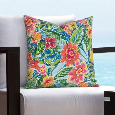 Siscovers Solarium Tahiti Outdoor Square Pillow Cover & Insert