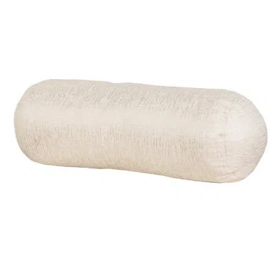 Siscovers Sparkly Bolster Pillow In Chardonay