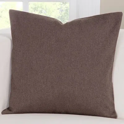 Siscovers Square Pillow Cover & Insert In Coffee