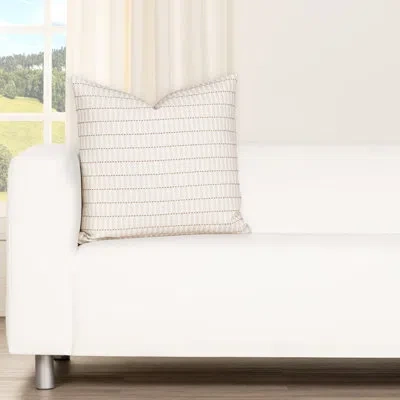 Siscovers Sunbrella Inspired Linen Outdoor Throw Pillow In Neutral