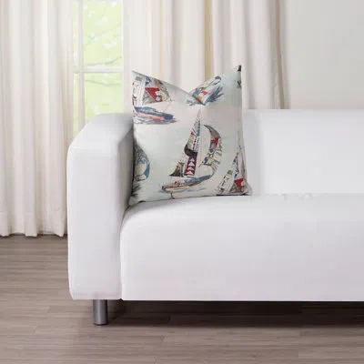 Siscovers Yacht Club Nautical Print Pillow