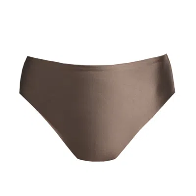 Sishawaii-secret Island Swimwear Women's Neutrals Mid-rise Swim Bottom In Oyster