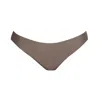 Sishawaii-secret Island Swimwear Women's Neutrals Rio - Low Waisted Swim Bikini Bottom In Oyster