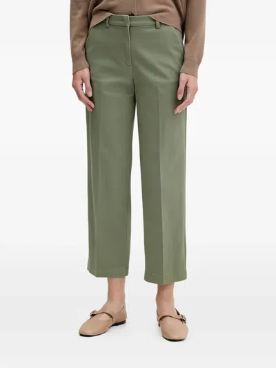 Sisley Paris Belt-loop Trousers In Green