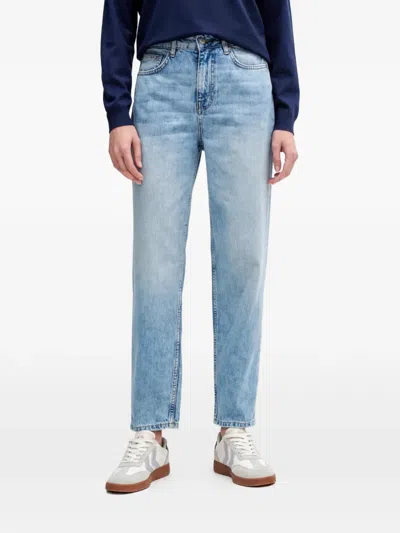 Sisley Paris Belt-loops Jeans In Blue