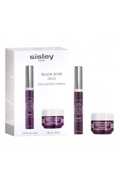 Sisley Paris Black Rose Duo Face & Eye Contour Set $367 Value In Transparent