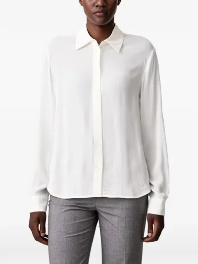 Sisley Paris Button-up Shirt In White