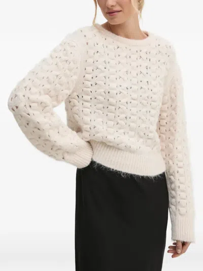 Sisley Paris Chunky-knit Sweater In Neutral