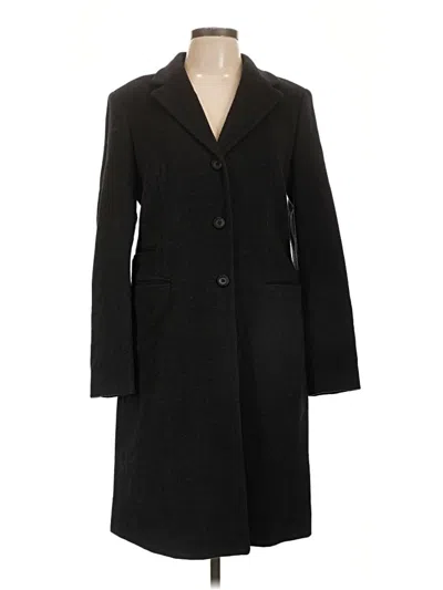 Pre-owned Sisley Paris Coat In Black