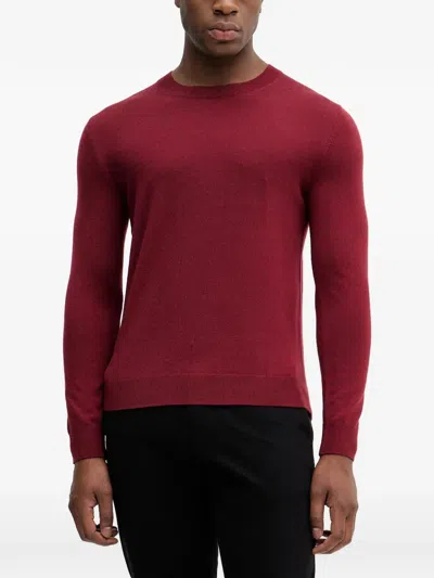 Sisley Paris Crew-neck Sweater In Red