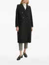 Sisley Paris Double-breasted Coat In Black