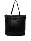 Sisley Paris Faux-leather Tote Bag In Black