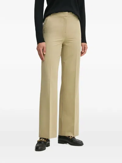 Sisley Paris Flared Trousers In Green