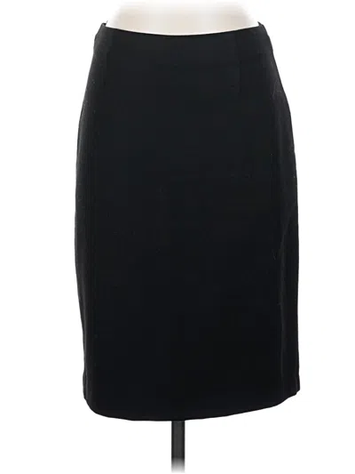 Pre-owned Sisley Paris Formal Skirt In Black