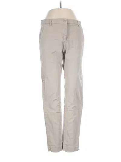 Pre-owned Sisley Paris Khaki Pant In Gray