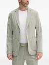 Sisley Paris Patch-pocket Two-button Suit In Green