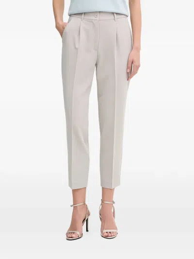 Sisley Paris Pleated Trousers In Gray