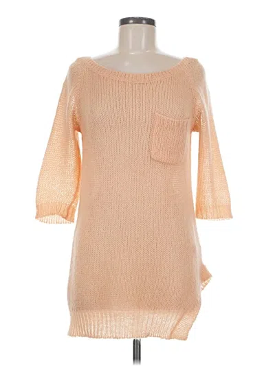 Pre-owned Sisley Paris Pullover Sweater In Orange
