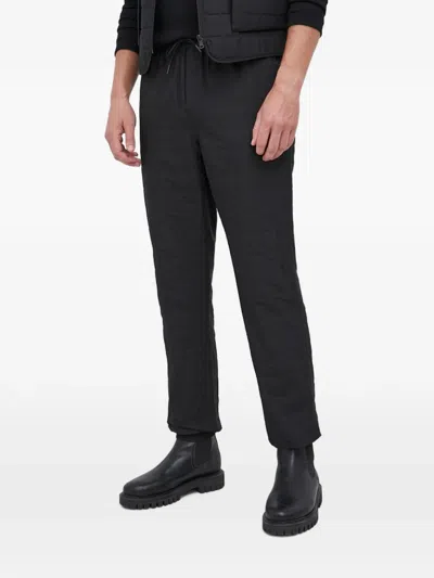 Sisley Paris Quilted Cropped Trousers In Black