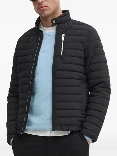 Sisley Paris Quilted Zip-fastening Jacket In Black