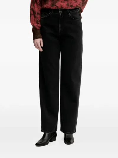Sisley Paris Relaxed-fit Jeans In Black