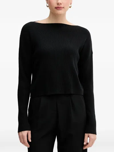 Sisley Paris Ribbed Knit Jumper In Multi