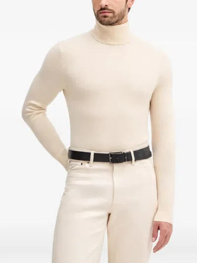Sisley Paris Roll-neck Sweater In Neutral