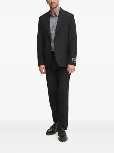 Sisley Paris Single-breasted Two-piece Suit In Black