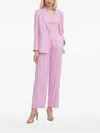 Sisley Paris Single-button Suit Jacket In Purple
