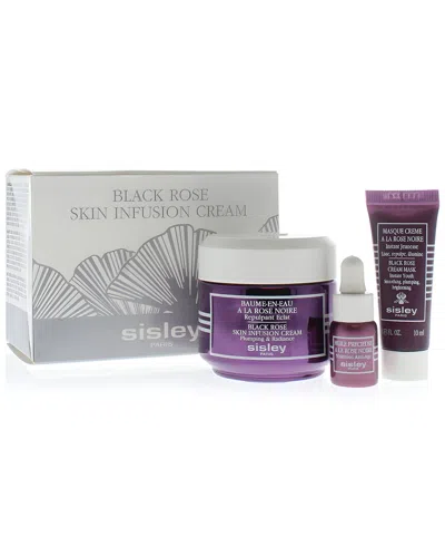 Sisley Paris Sisley Unisex Black Rose Skin Infusion Cream Discovery Program 3pc Kit In Transparent