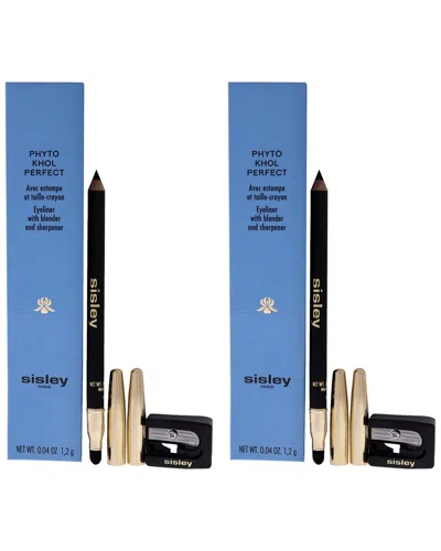 Sisley Paris Sisley Women's 0.04oz 1 Black Phyto Khol Perfect Eyeliner With Blender & Sharpener In White