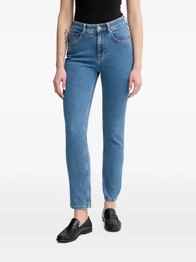 Sisley Paris Straight-leg Jeans In Blue