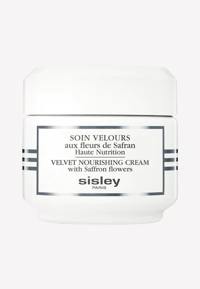 Sisley Paris Velvet Nourishing Face Cream With Saffron Flowers - 50 ml In White