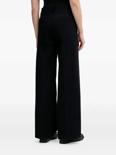 Sisley Paris Wide-leg Trousers In Black