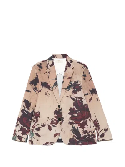 Sissiotto Floral Single-breasted Jacket In Multi