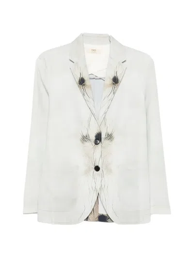 Sissiotto Lon-sleeves Blazer In Neutral