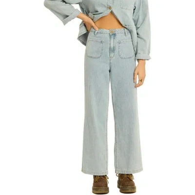 Sisstr Revolution Danny High Waist Denim Pant In Blue