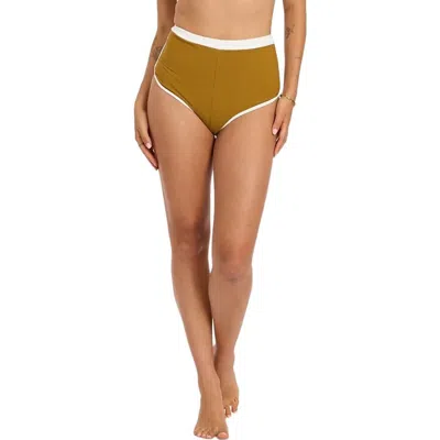 Sisstr Revolution Rising Tides High Waist Short In Brown