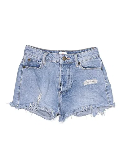 Pre-owned Sisstrevolution Denim Shorts In Blue