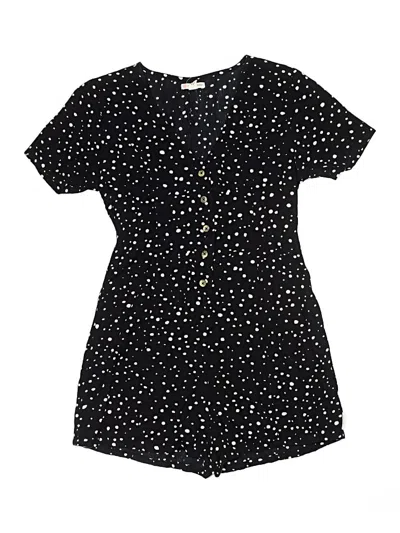 Pre-owned Sisstrevolution Romper In Black