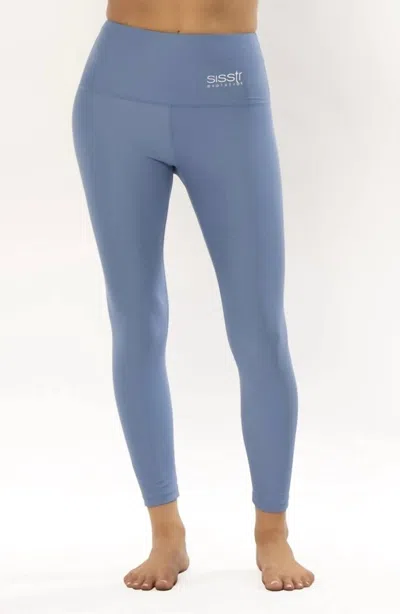 Sisstrevolution Safe To Slay Swim Pant In Breaker Blue