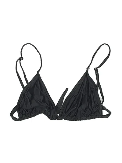 Pre-owned Sisstrevolution Swimsuit Top Black Swimwear