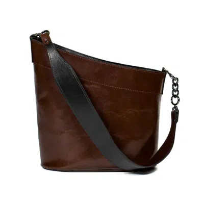 Sister Epic Women's Black / Brown Gemini Bucket Bag In Black/brown