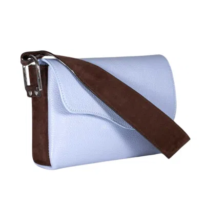 Sister Epic Women's Blue / Gold Cleo Shoulder Bag  - Powder Blue In Blue/gold