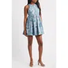 Sister Jane Azul Sequin Minidress In Blue