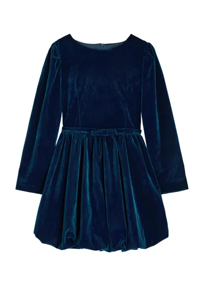 Sister Jane Ballroom Velvet Mini Dress In Navy
