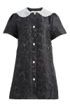 Sister Jane Chandelier Floral-jacquard Woven Mini Dress In Multi