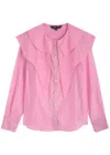 Sister Jane Coracle Embroidered Lyocell-blend Blouse