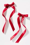 SISTER JANE CRANBERRY HAIR BOWS, SET OF 2