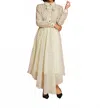 Sister Jane Dove Hearts Maxi Dress In Cream In White